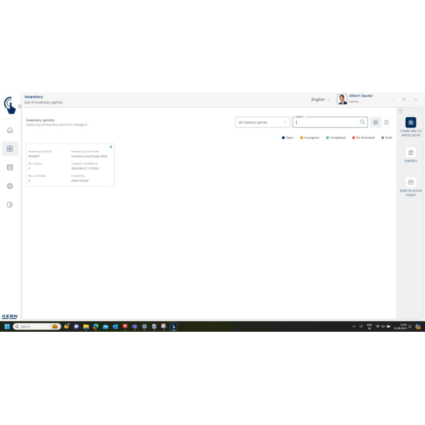 Balance d‘inventaire KERN CKE 3600-2-Inventory