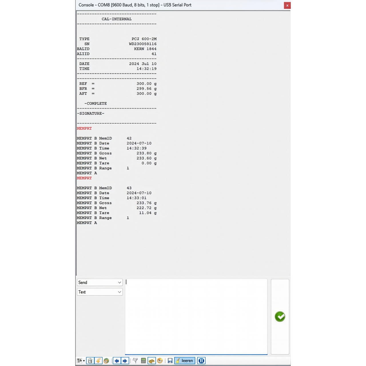 Software KERN BalanceConnection SCD-4.0-PRO-DL-AS05