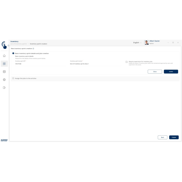 Balance d‘inventaire KERN CKE 3600-2-Inventory