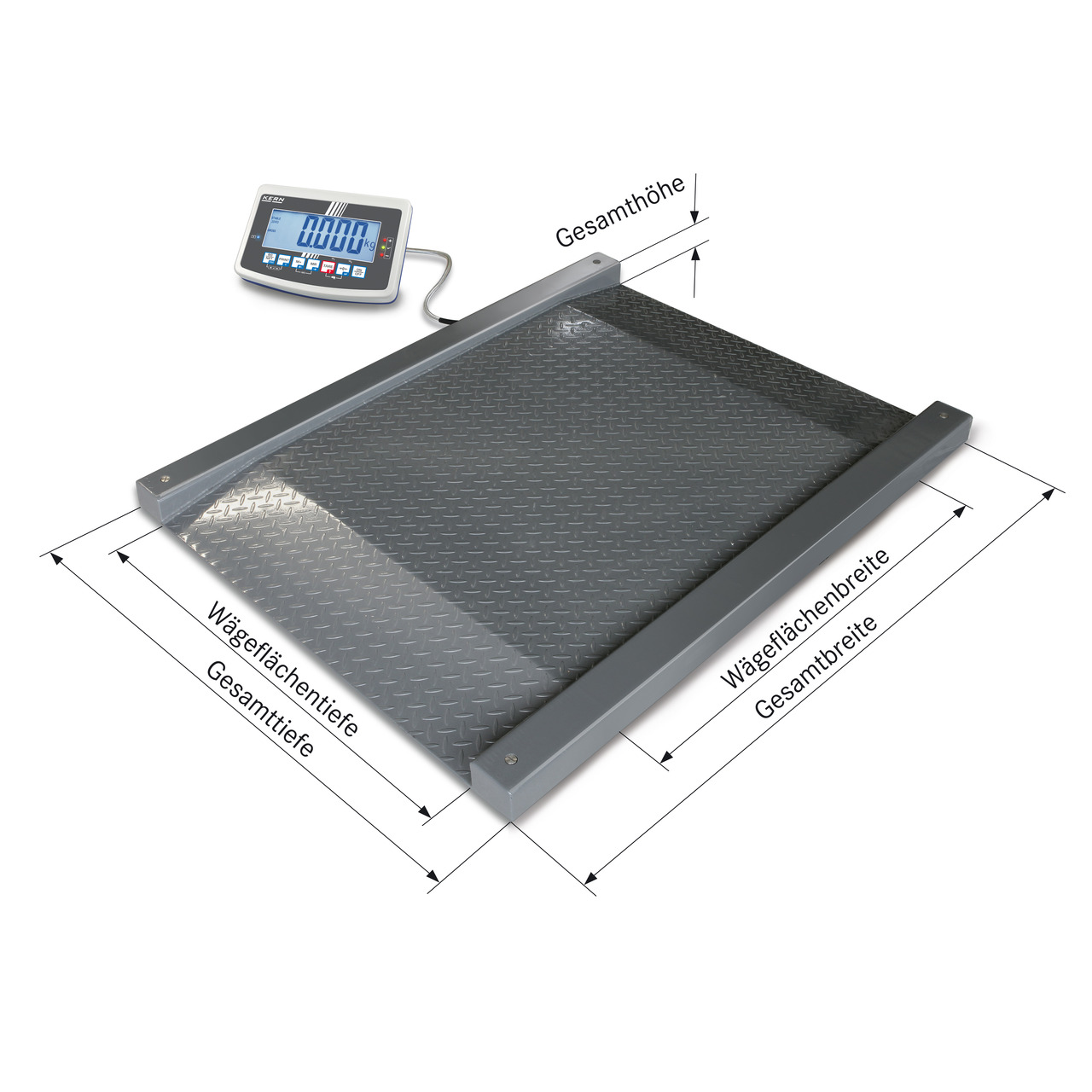 Pont-bascule KERN NFB 1.5T0.5M