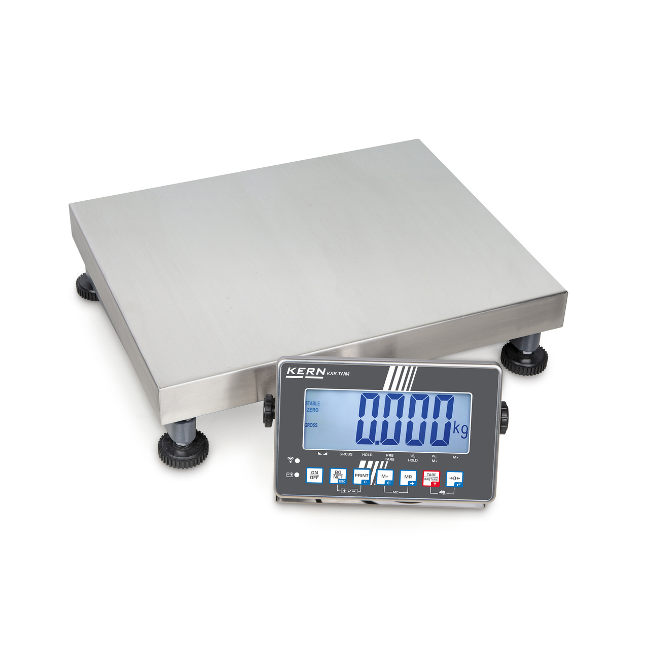 Balance plateforme avec indicateur en inox KERN IXS 100K-2M