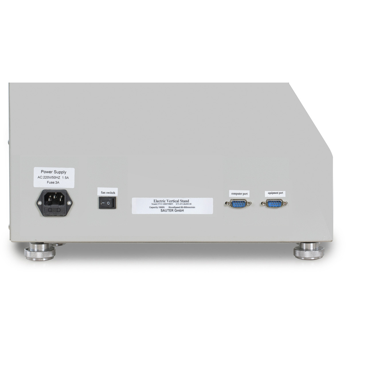 Kit de banc dʼessai avec appareil de mesure de longueur SAUTER TVO 2000N500S-LD