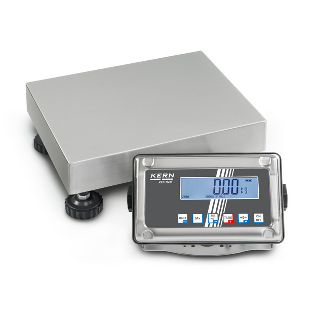 Balance plateforme avec afficheur en inox KERN SFE 10K-3NM