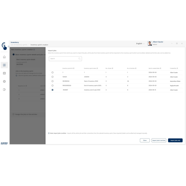 Balance d‘inventaire KERN CKE 3600-2-Inventory
