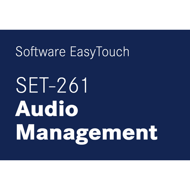 KERN EasyTouch SET-261 Audio Management