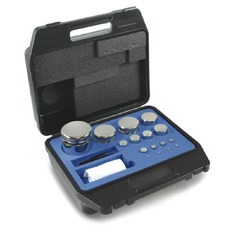 F1 Jeu de poids forme compacte, 1 g - 100 g, inox, dans un coffret en plastique