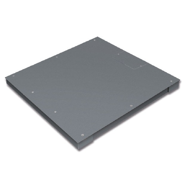 Pont de pesage en acier peint 1500x1500x130 mm : Max 1500 kg : e=500 g : d=500 g :