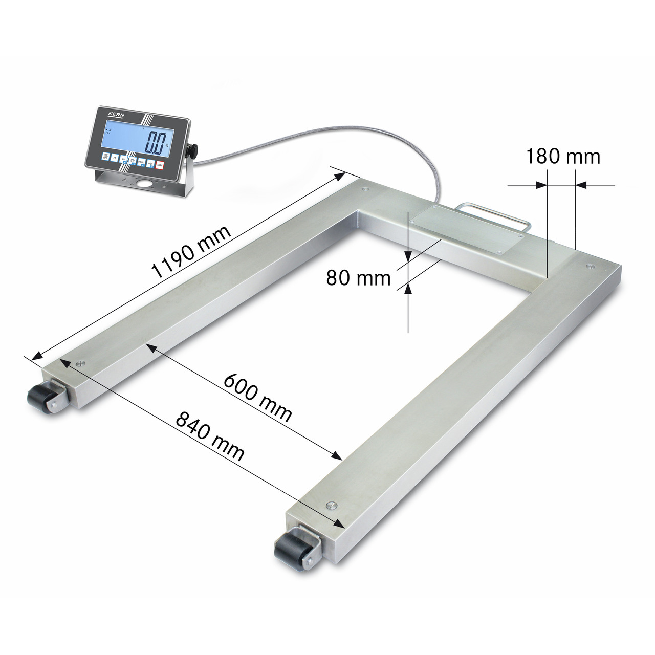 IoT-Line Pèse-palettes KERN UXC 1.5T-4M