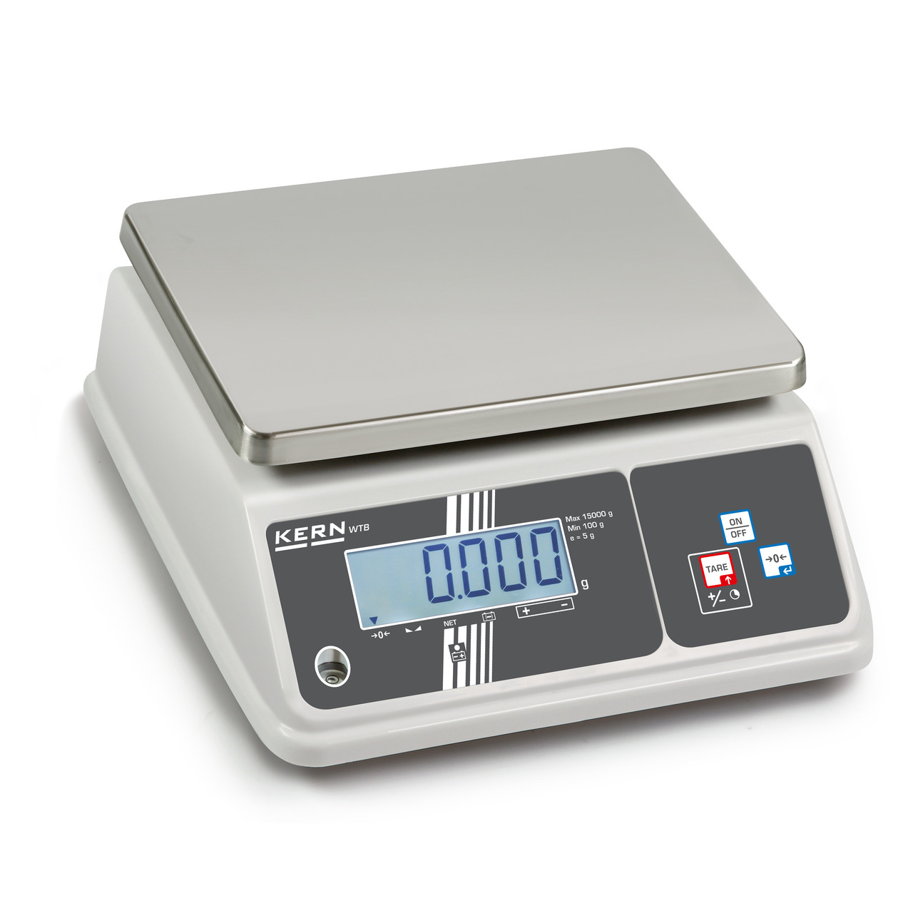 Balance de table protégée IP KERN WTB 10K-3N