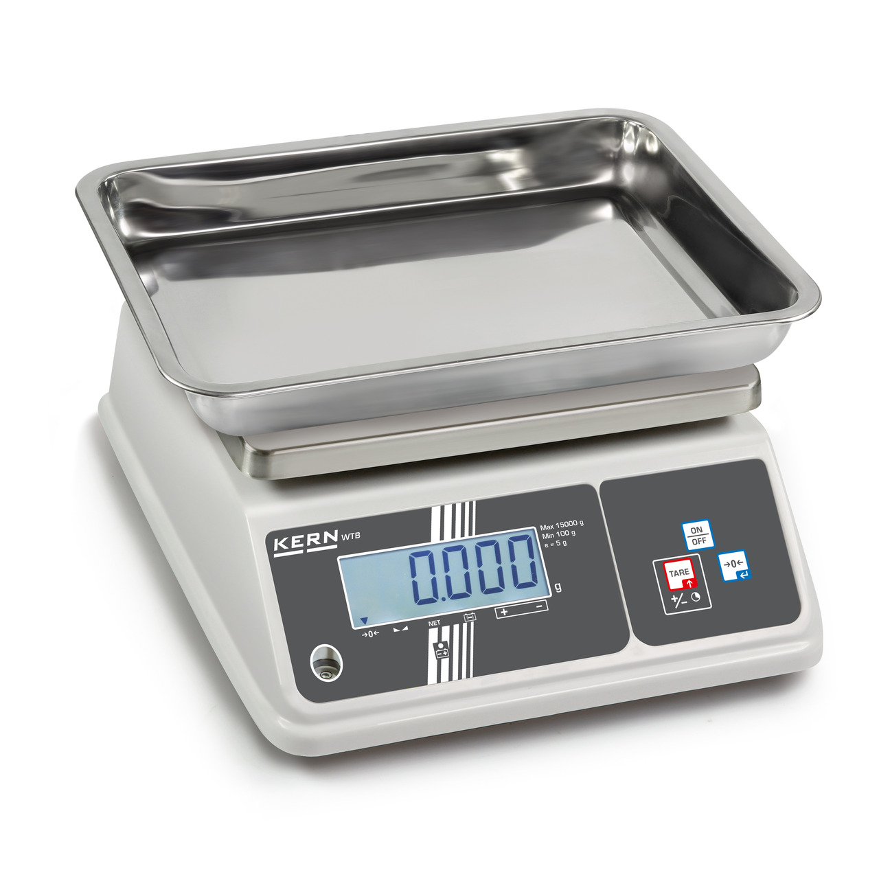 Balance de table protégée IP KERN WTB 10K-3N