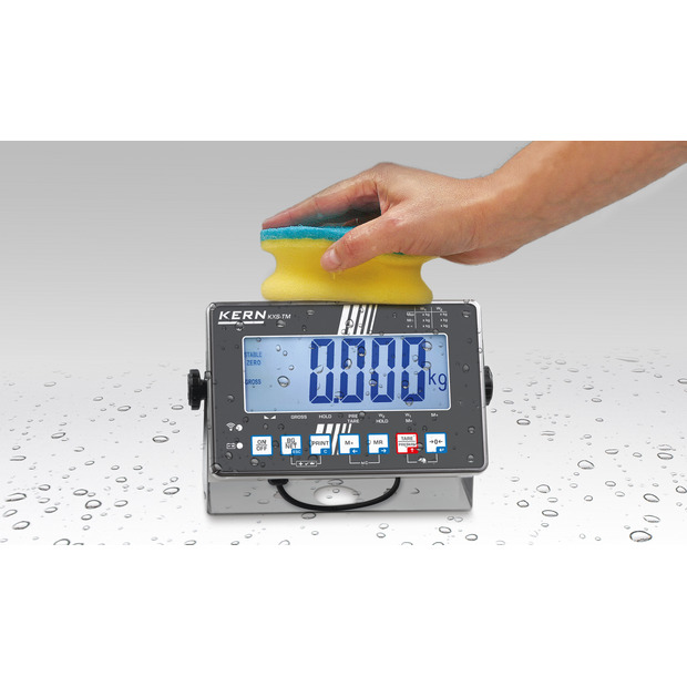 Balance plateforme avec indicateur en inox KERN IXS 100K-2M