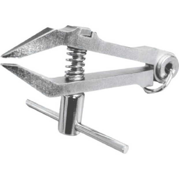 Embout à pince de serrage pour essais d’insertion et d’extraction jusqu’à 5 kN, 2 pièces