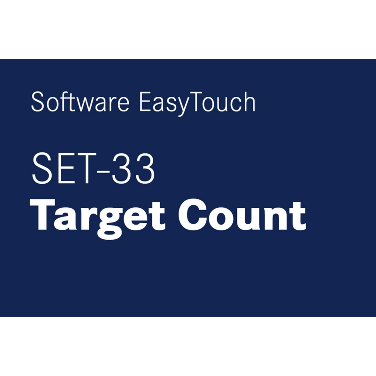 KERN EasyTouch SET-33 Target Count