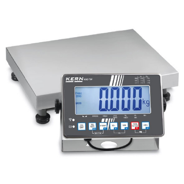 Balance plateforme avec indicateur en inox KERN IXS 30K-3