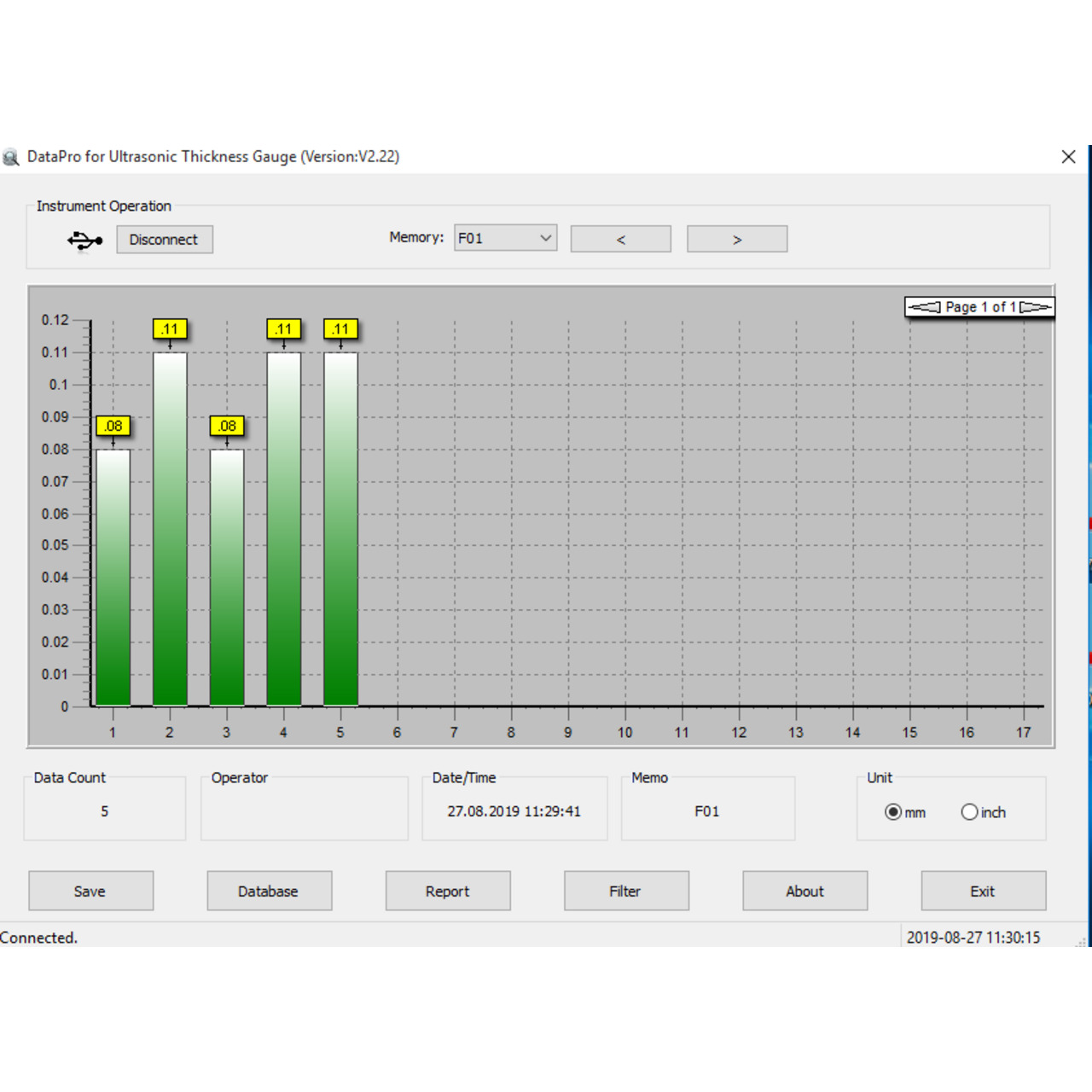 Logiciel de transmission de données SAUTER ATU-04