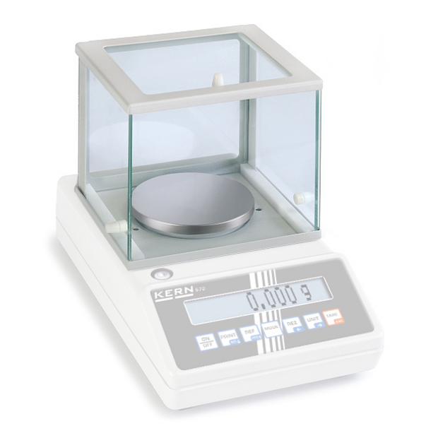 Grande chambre de protection en verre KERN 572-A05