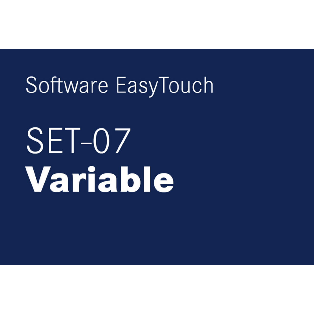KERN EasyTouch SET-07 Variable